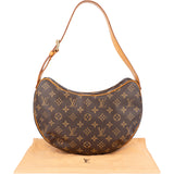 Louis Vuitton Canvas Monogram Croissant MM Shoulder Bag