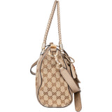 Gucci GG Monogram Bamboo Handbag