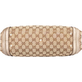 Gucci GG Monogram Bamboo Handbag