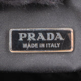Prada Black Nylon Triangle Handbag