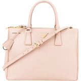Prada Rose Saffiano Leather Galleria Handbag