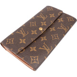 Louis Vuitton Canvas Monogram Sarah Wallet