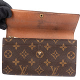 Louis Vuitton Canvas Monogram Sarah Wallet