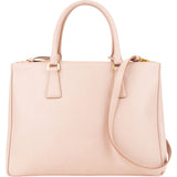 Prada Rose Saffiano Leather Galleria Handbag