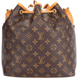 Louis Vuitton Canvas Monogram Sac Noe Petit Shoulder Bag