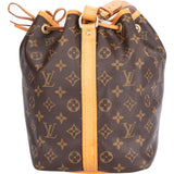 Louis Vuitton Canvas Monogram Sac Noe Petit Shoulder Bag