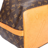 Louis Vuitton Canvas Monogram Sac Noe Petit Shoulder Bag