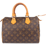 Louis Vuitton Canvas Monogram Speedy 25 Handbag