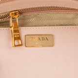 Prada Rose Saffiano Leather Galleria Handbag