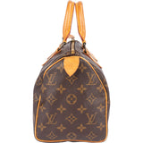 Louis Vuitton Canvas Monogram Speedy 25 Handbag