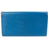 Louis Vuitton Bleu Epi Leather Sarah Wallet