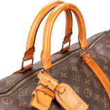 Louis Vuitton Canvas Monogram Keepall 50