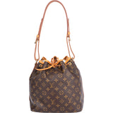 Louis Vuitton Canvas Monogram Sac Noe Petit Shoulder Bag