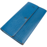 Louis Vuitton Bleu Epi Leather Sarah Wallet