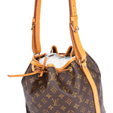 Louis Vuitton Canvas Monogram Sac Noe Petit Shoulder Bag