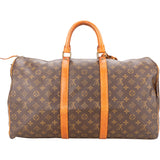 Louis Vuitton Canvas Monogram Keepall 50