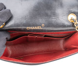 Chanel Quilted Lambskin 24K Gold Single Flap Crossbody Bag