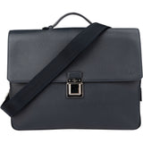 Louis Vuitton Blue Taiga Leather Vassili PM Business Handbag