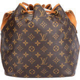 Louis Vuitton Canvas Monogram Sac Noe Petit Shoulder Bag