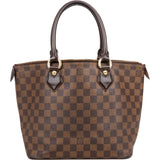Louis Vuitton Damier Ebene Monogram Saleya PM Handbag