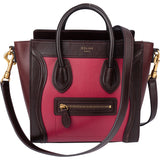 Céline Tricolor Leather Luggage Handbag