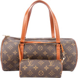 Louis Vuitton Canvas Monogram Papillon Handbag Set