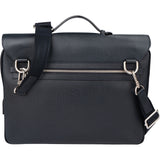 Louis Vuitton Blue Taiga Leather Vassili PM Business Handbag