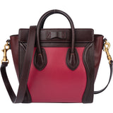 Céline Tricolor Leather Luggage Handbag