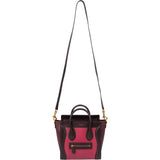 Céline Tricolor Leather Luggage Handbag