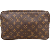 Louis Vuitton Canvas Monogram Trousse Toilette 28 Clutch