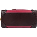 Céline Tricolor Leather Luggage Handbag