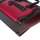 Céline Tricolor Leather Luggage Handbag