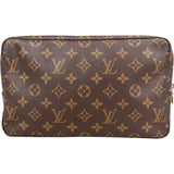 Louis Vuitton Canvas Monogram Trousse Toilette 28 Clutch