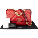 Chanel 19 Quilted Lambskin Single Flap Crossbody Bag