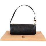 Louis Vuitton Noir Epi Leather Mini Souflfot Handbag