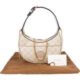 Gucci GG Supreme Monogram Halfmoon Handbag
