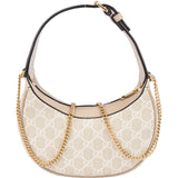 Gucci GG Supreme Monogram Halfmoon Handbag