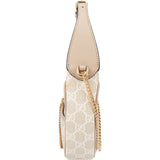 Gucci GG Supreme Monogram Halfmoon Handbag
