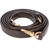 Louis Vuitton Brun Leather Adjustable Bags Strap