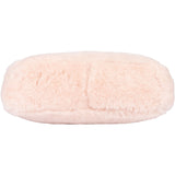 Prada Pink Shearling Triangle Re-Editon Shoulder Bag