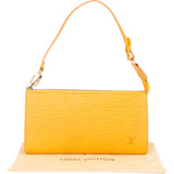 Louis Vuitton Yellow Epi Leather Pochette Accessoire Handbag