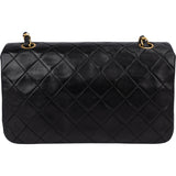 Chanel Quilted Lambskin 24K Gold Single Flap Crossbody Bag