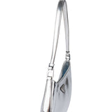 Prada Silver Triangle Cleo Shoulder Bag