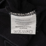 Yves Saint Laurent Black Cotton YSL Top (S)