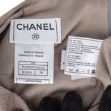 Chanel Gris Wool Set01 Skirt (D 34 / FR 36)