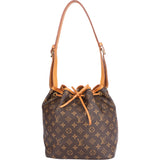 Louis Vuitton Canvas Monogram Sac Noe Petit Shoulder Bag