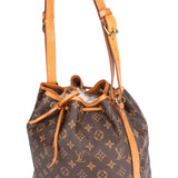 Louis Vuitton Canvas Monogram Sac Noe Petit Shoulder Bag