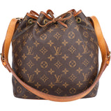 Louis Vuitton Canvas Monogram Sac Noe Petit Shoulder Bag