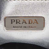 Prada Silver Triangle Cleo Shoulder Bag