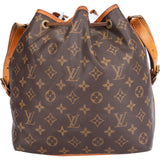 Louis Vuitton Canvas Monogram Sac Noe Petit Shoulder Bag